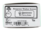 HILLMAN No. 10 X 1 in. L Hex Hex Head Screws w/Washers 100 pk