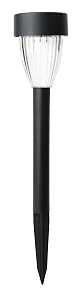 Boston Harbor 27088 Solar Stake Light, Ni-MH Battery, AA Battery, 1-Lamp, LED Lamp, Metal/Plastic Fixture, Black, Pack of 12