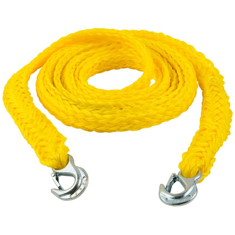 Keeper 89859 Tow Rope, 7/8 in Dia, 18 ft L, Slip Hook End, 6000 lb Working Load, Polypropylene