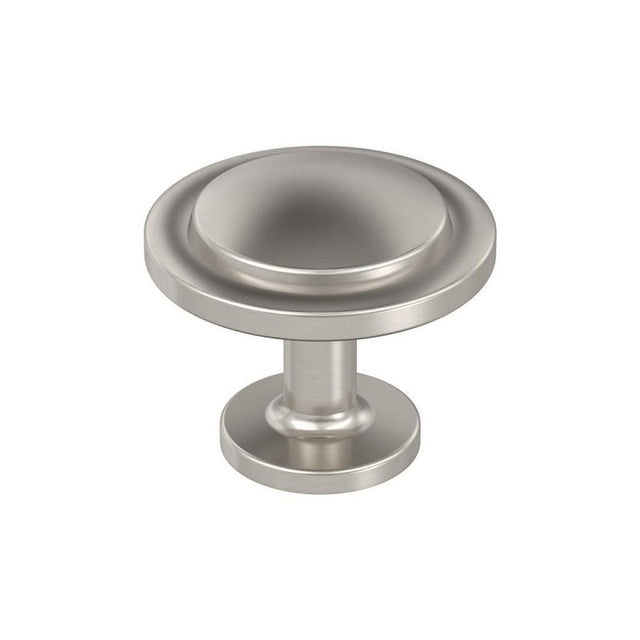 Amerock Loop Series BP37025G10 Cabinet Knob, 1 in Projection, Zinc, Satin Nickel