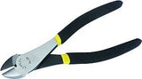 STANLEY 84-108 Diagonal Cutting Plier, 7-5/16 in OAL, 7/8 in Cutting Capacity, Black Handle, Double Dipped Handle