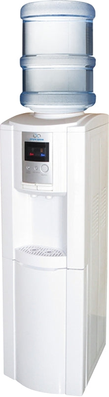 Simple Spaces MYL10S-W-2HC-3L Hot and Cold Water Dispenser, Hot: 1 L & Cold: 3.2 L Tank, 15 L Cooler, 500 W Heating