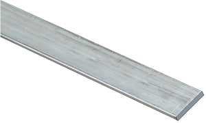 Stanley Hardware 4200BC Series N247-031 Flat Bar, 3/4 in W, 48 in L, 1/8 in Thick, Aluminum, Mill