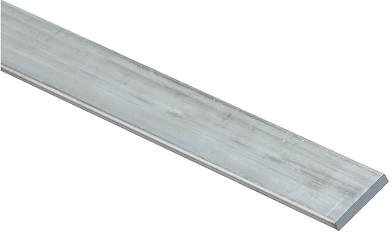 National Hardware 4200BC Series N247-031 Flat Bar, 3/4 in W, 48 in L, 1/8 in Thick, Aluminum, Mill