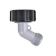 Ace 3/4 in. Zinc Threaded Male/Female Gooseneck Hose Adapter