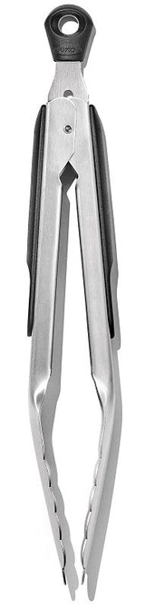 Oxo 28481 Locking Tong, 9 in L, Stainless Steel, Black, Dishwasher Safe