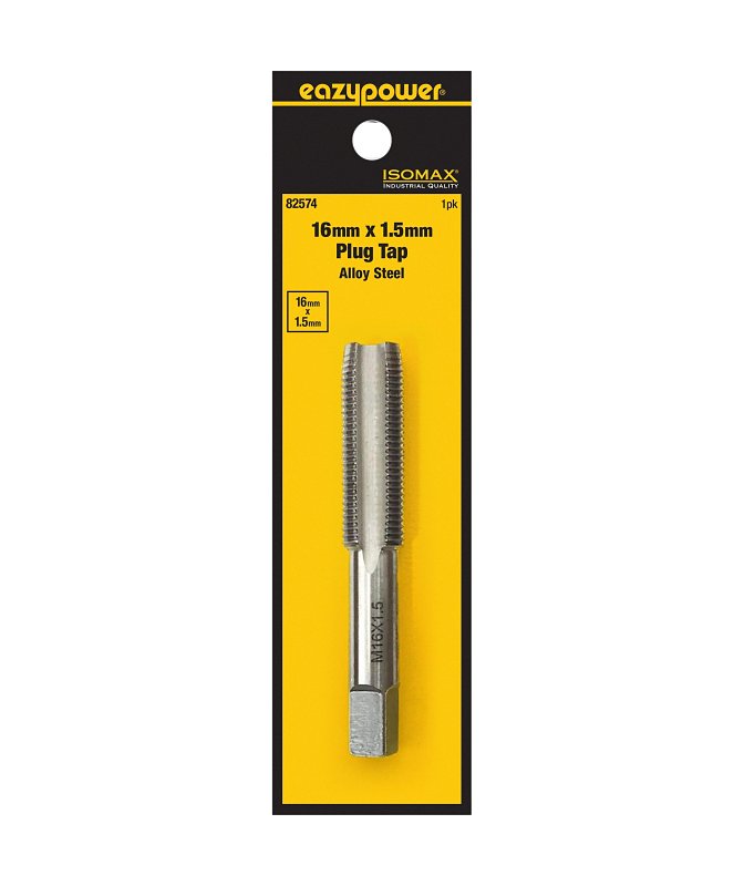 Isomax 82574 Tap, M16x1.5 Thread, Plug Chamfer