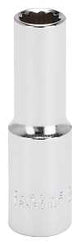 Vulcan MT6528973 Drive Socket, 12 mm Socket, 1/2 in Drive, 12-Point, Chrome Vanadium Steel, Chrome