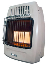 Kozy World KWN391 Infrared Vent-Free Heater, 20.9 in W, 24 in H, 18,000 Btu Heating, Natural Gas, Beige