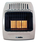 Kozy World KWN391 Infrared Vent-Free Heater, 20.9 in W, 24 in H, 18,000 Btu Heating, Natural Gas, Beige