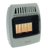 Kozy World KWN391 Infrared Vent-Free Heater, 20.9 in W, 24 in H, 18,000 Btu Heating, Natural Gas, Beige