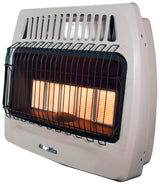 Kozy World KWN521 Infrared Vent-Free Heater, 28.15 in W, 24.41 in H, 30,000 Btu Heating, Natural Gas, Beige