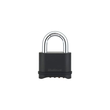 Kwikset 90260-202 Padlock, Keyless Key, 0.31 in Dia Shackle, 1 in H Shackle, Hardened Steel Shackle, Zinc Body