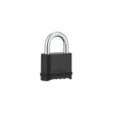 Kwikset 90260-202 Padlock, Keyless Key, 0.31 in Dia Shackle, 1 in H Shackle, Hardened Steel Shackle, Zinc Body