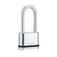 Kwikset 90260-205 Padlock, No Key, 0.31 in Dia Shackle, 2-1/4 in H Shackle, Steel Shackle, Zinc Body, Chrome