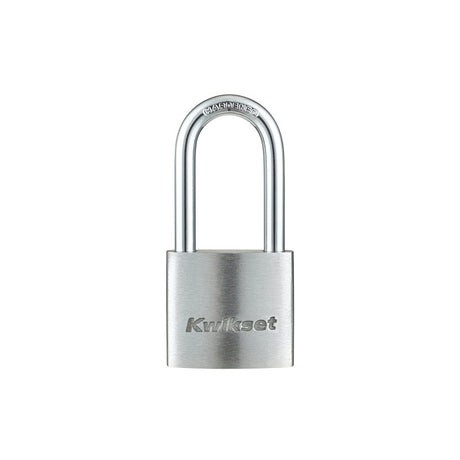 Kwikset 90260-426 Padlock, Keyed Different Key, 0.24 in Dia Shackle, 1-1/2 in H Shackle, Hardened Steel Shackle