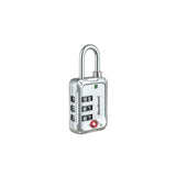 Kwikset 90260-704 Luggage Lock, No Key, 0.13 in Dia Shackle, 0.8 in H Shackle, Steel Shackle, Zinc Body