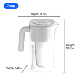 PITCHER PLASTIC COOL GRY 7-CUP