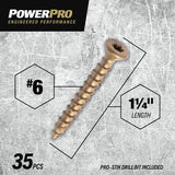 XBX-FH ONE SCR EXT 6X1-1/4