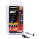XBX-FH ONE SCR INT 8X1-1/2