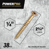 XBX-FH ONE SCR EXT 1/4X2-3/4 1