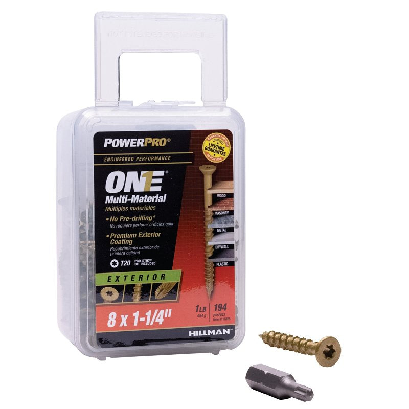 XBX-FH ONE SCR EXT 8X1-1/4 1LB