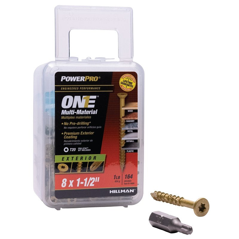 XBX-FH ONE SCR EXT 8X1-1/2 1LB