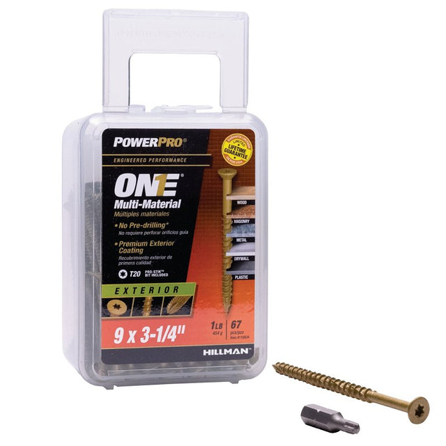 XBX-FH ONE SCR EXT 9X3-1/4 1LB