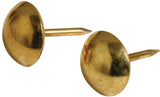 Hillman 122682 Furniture Nail, Brass, Round Head, Pack of 6