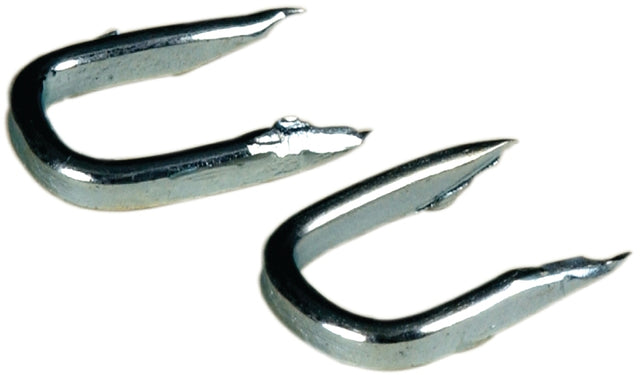 Hillman 122662 Double Point Staple, 1/2 in L, Galvanized Steel, Pack of 6