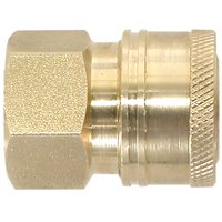 VALLEY INDUSTRIES PK-85300103 Coupler, 3/8 in Connection, Quick Connect x FNPT, Brass