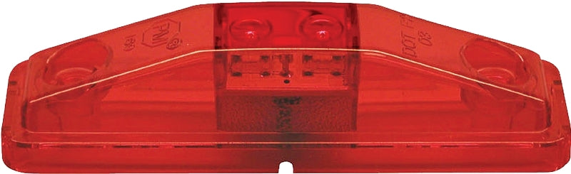 PM V169KR Marker Light Kit, 9 to 16 V, LED Lamp, Red Lens, Surface Mounting