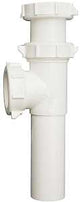 Plumb Pak PP66-8W Series Master End Outlet and Tailpiece, 1-1/2 in, Slip-Joint, Plastic, White