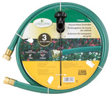 Landscapers Select 6GHWF Garden Hose Extender, 6 ft L, Female x Male, PVC, Green