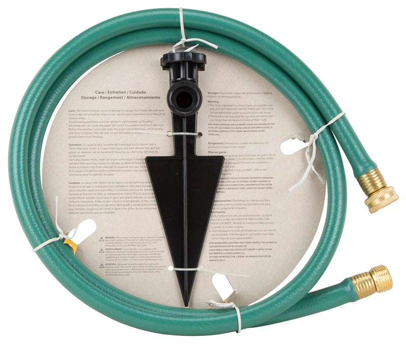 Landscapers Select 6GHWF Garden Hose Extender, 6 ft L, Female x Male, PVC, Green