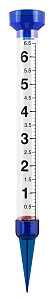 La Crosse 704-1549 Jumbo Rain Gauge, 6 in, Clear
