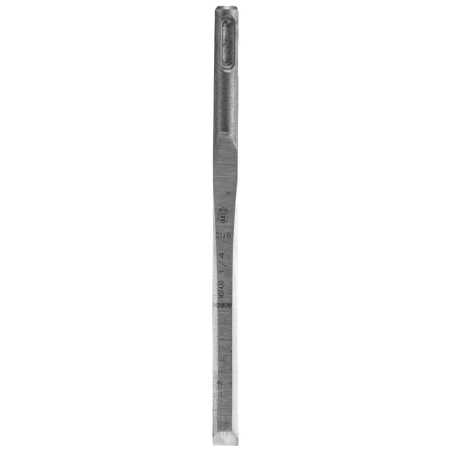 Bosch HS1430 Chisel, 1/4 in Tip, 7 in OAL, Steel Blade
