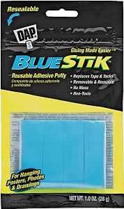 DAP Bluestik 01201 Adhesive Putty, Blue, Pack of 12