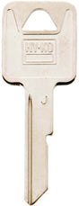 Hy-Ko 11010B46 Key Blank, Brass, Nickel, B46 Key Number, Pack of 10