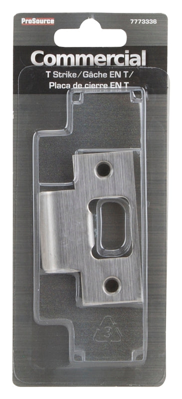 ProSource 0B6-C07690V36-PS T-Strike Plate, Stainless Steel