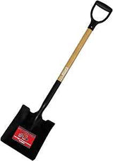 BULLY Tools 52520 Shovel, 14 ga Gauge, Steel Blade, Hardwood Handle, D-Grip Handle