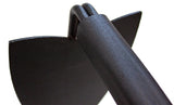 BULLY Tools 92354 Warren Hoe, 4-3/4 in W Blade, 7-1/2 in L Blade, Steel Blade, Triangle Blade, 58 in OAL