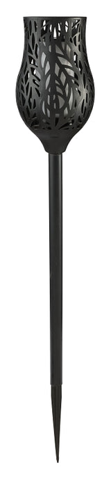 Boston Harbor 27096 Solar Flickering Flame Torch Light, Ni-MH Battery, AA Battery, 12-Lamp, LED Lamp, Plastic Fixture, Pack of 12