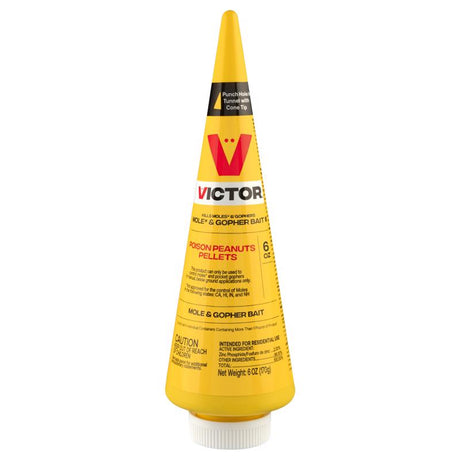 Victor Toxic Poison Peanuts Pellets For Gophers and Moles 6 oz