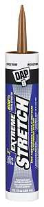 DAP EXTREME STRETCH 7079818706 Premium Elastomeric Sealant, Woodtone, 24 hr Curing, 40 to 100 deg F, 10.1 fl-oz, Pack of 12