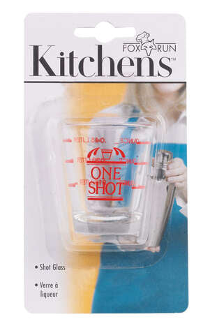 Fox Run Kitchens 1.5 oz Clear Glass Shot Glass