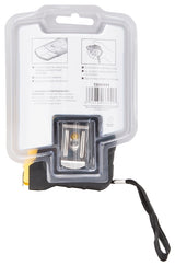 Vulcan 56-5X19-A Tape Measure, 16 ft L Blade, 3/4 in W Blade, Steel Blade, ABS Plastic Case, Yellow Case