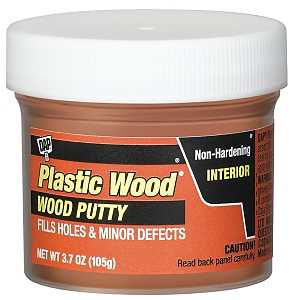 DAP Plastic Wood 21250 Wood Putty, Paste, Mild, Pleasant, Cherry, 3.7 oz, Pack of 6