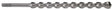 Irwin 322048 Hammer Drill Bit, 3/4 in Dia, 12 in OAL, Twist Flute, 1-Flute, 2 in Dia Shank, SDS Plus Shank