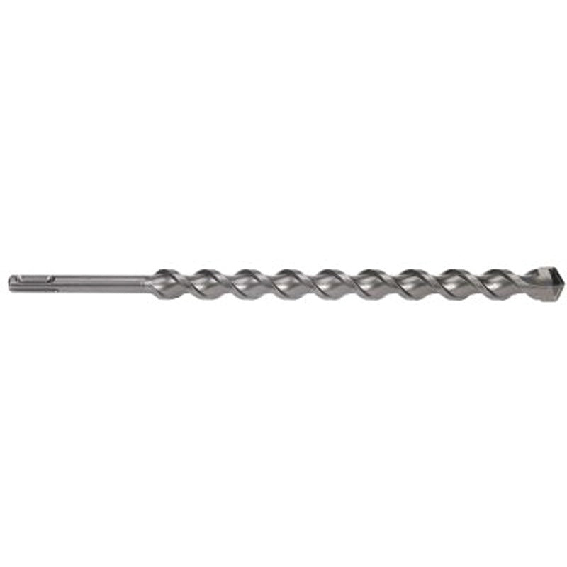 Irwin 322048 Hammer Drill Bit, 3/4 in Dia, 12 in OAL, Twist Flute, 1-Flute, 2 in Dia Shank, SDS Plus Shank